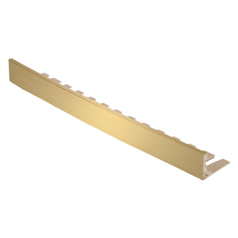 Dural DUROSOL Z-Flex Solid Brass Formable Straight Edge Tile Trim